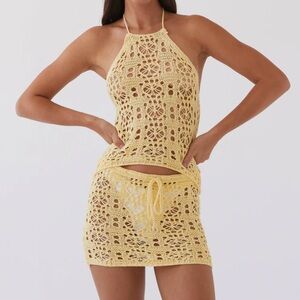 Peppermayo Exclusive - Free Mind Crochet Top - Marigold - New With Tags S/M
